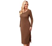 Vestidos De Punto, Vestidos Premamá De Manga Larga, Vestidos De Otoño E Invierno