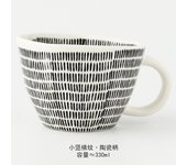 Taza de oro de cerámica de gran capacidad europea y americana taza de café irregular exprimida a mano taza de leche para el desayuno taza de avena