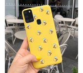 Flowers Painted Soft tpu Back Cover For Samsug A21S Case Camera Protector Bumper For Samsung Galaxy A21S A 21S A217F Back Cover