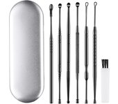 Ear Cleaning Kit,Safe Ear Wax Removal Tool,Earwax Removal Kit,Painless Ear Pick,with Storage Box and Cleaning Brush
