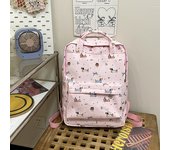 Mochila, gran capacidad, universidad, estudiantes en clase, perro salchicha, mochila escolar, bolso de computadora, dibujos animados, mochila, lindo