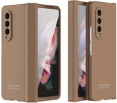 Matte Hard For Samsung Galaxy Z Fold 3 Case Armor Glass Film Hinge Full Protection Cover