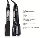 Plancha de pelo de vapor de cerámica - Herramienta de peinado profesional para alisar, rizar y suavizar con pantalla LCD