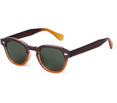 Gafas de sol redondas para hombre y mujer, lentes de sol cuadradas con remaches, color amarillo y azul, diseño Retro de marca, a la moda, UV400, 2024