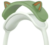 Funda de silicona para diadema, Protector decorativo con diseño de orejas de gato, adecuado para AirPods Max, accesorios para auriculares