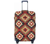 Navaho Weave Turkish Ethnic Kilim Suitcase Cover Dust Proof Vintage Persian Antique Tribal Travel Lage Covers for 18-32 inch