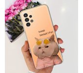 For Samsung A13 4G 5G Phone Case Samsung Galaxy A13 A135F A136B Back Cover Soft TPU Transparent Silicone Bumper Flower Butterfly