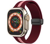 Silicone Strap For series 7 8 9 SE 6 2 3 44mm 40mm 45mm 41mm 42mm 44 mm correa Bracelet Apple watch ultra band 49mm