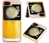 For Samsung Galaxy Z Flip4 Flip5 Flip5 SM - F731b Lindo Y Simple Tapa De Silicona Plegable