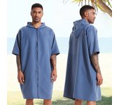 Poncho de Surf de Secado rápido, Toalla Cambiante, Bata con Capucha para Adultos, niños o Familia, Microfibra, natación, Playa, Surf, Buceo, baño en casa