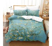 Van Gogh Bedding Set Single Twin Full Queen King Size Bed Set Aldult Kid Bedroom Duvetcover Sets 3D retro classic bed sheet set