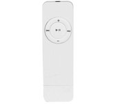 Mini MP3 Player Fashionable Portable Strip Sport Lossless Sound Music Media Support Up to 32GB Micro-TF Card(White)