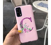 Lovely Alphabet Case For Oppo Realme X7 Pro 5G RealmeX7 Phone Case Silicone Soft Back Cover For Realme X7 X 7 Pro Coque Funda