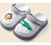 De dibujos animados león cocodrilo zapatillas de los niños de suela suave antideslizante bebé agujero zapatos