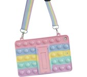 Funda protectora para tableta Pop it reductora de presión con soporte, funda protectora anticaída adecuada para iPad, Samsung