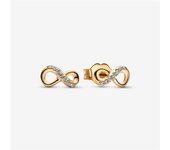Pendientes de tuerca infinitos brillantes S925, pendientes glorious, elegant Gift, ideal para estudiantes Gift, Gift de graduación, para Gift on can