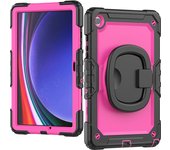 For Samsung Galaxy Tab A9+ Plus 11 inch 2023 with Screen Protector Handle Ring Folding Stand Case