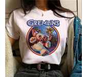 Retro Monster Gremlins Gizmo t-shirts women graphic tshirt girl funny harajuku comic clothes