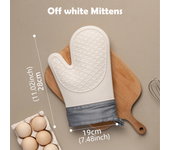 WMMO Guantes para horno antiescaldaduras, aislamiento de silicona grueso, antideslizantes, resistentes a altas temperaturas, guantes para horno de cocina