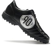Zapatos de fútbol FG para hombre, tacos, botas de fútbol para terreno firme, zapatillas cómodas de cuero suave