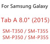 For Samsung Galaxy Tab A 8.0 2015 SM-T350 T351 T355 P350 P355 Tempered Glass Screen Protector 8.0" Tablet Bubble Free HD Film
