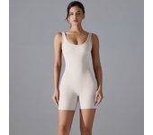 Hamidou Women Bodysuits Clothes One-piece Sleeveless Skinny Romper Sporty Wear Stretch Bodysuit Gym Clothes Push Up Sportswear