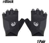 1Pair Workout Gloves,Weight Lifting Gloves Anti-Slip Padded,Light Weight Fingerless Powerlifting Gym Gloves for Exercise,Cycling
