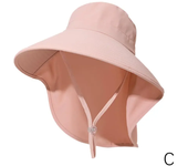 Gorra de Sol para Mujer en Verano Protección UV, Visera Ancha, Ideal para Viajes, Playa,