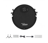 Mini Cleaning Sweeping Robot Automatic Vacuum Robot Ultra Thin Silent Cleaning Hard Floor Cleaning Machine,Black