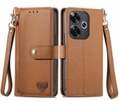 For Xiaomi poco F6 redmi A3 13 k70 k70e Turbo 3 pro 4G 5G Deluxe multicard Pocket Wallet clip Case Business Fashion Magnetic