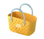 Fashion Hollow Bath Drain Basket Large Capacity Creative Summer Beach Bag Wash Bag Waterproof Shower Storage Basket Gym
