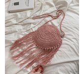 Fashion Tassle Shoulder Crossbody Bags Women's Hollow Designer Luxury Woven Beach Bag Summer Beach Travele Small Handbags Purse