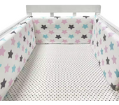 Protector de cuna Chichonera Para bebé, barrera envolvente Para cama infantil, cojín Para recién nacidos, cuna trenzada