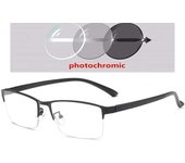 Semi-Rimless Steampunk Shortsighted Prescription Glasses Women Men Anti Blue Rays Computer Mya Spectacles 0 -0.5 -0.75 To -6