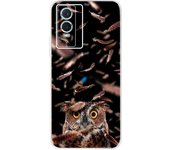 For Vivo Y76 5G 2021 Case Fundas Donut Butterfly Pattern Painting Etui Back Cover For Vivo Y76 Y 76 VIVOY76 5G Silicone Tpu Case