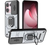 Mobile Phone Case for OPPO Reno13 Pro,Reno 13 Sliding Window Lens Shockproof Protective Phone Cover