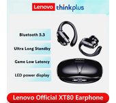 Lenovo XT80 Wireless Bluetooth 5.3 Earphones with Mic Button Control Power Display Noise Reduction Earhooks Waterproof Headset