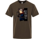 Jujutsu Kaisen T-Shirts Mens Summer Cartoon Mens Clothing Streetwear Japan Anime Gojo Satoru T Shirt Casual Harajuku Tees Tops