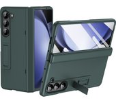 Invisible Stand For Samsung Galaxy Z Fold 5 Case Hard Glass Film Hinge Protective Cover
