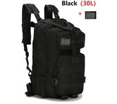 Mochila Deportiva Impermeable para Senderismo, Morral para Pesca, Caza, Acampada, Excursionismo, Bolsa Militar, Exteriores, Táctica, 50 L, Nailon de 1000D