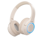 LED Headphones Bluetooth Wireless Headsets Bass Earpieces HIFI Sports Gaming Music Earphones Support TF Card Portable-B