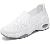 Zapatos Deportivos informales para mujer, zapatillas cómodas sin cordones para exteriores Malla transpirable y ligera