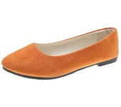 Woman Casual Round Toe Cute ck Mocasines  Church Flats Female Suede  Soft Sole Mom Blue Green Red Shoes