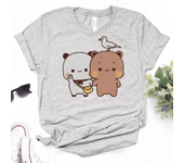 Bubu And Dudu t-shirts women Y2K designer anime Tee girl harajuku 2000s Japanese clothes