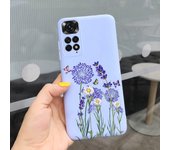 For Xiaomi Poco M4 Pro 5G Case Popular Daisy Lavender Soft Phone Cover For Xiaomi Redmi Note 11 Funda Note11 Poco M4Pro 2022 Bag