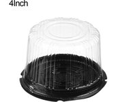 10Pcs Transparent Gift Boxs Foods Container Food Tray Pastries Boxes Cake Packaging Box Bakken Levert Wikkelen Dozen