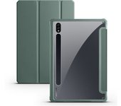 Case For Samsung Galaxy Tab S8 S7 Plus S7 FE with Pencil Holder Clear Cover Funda for Galaxy Tab S7 S8 Plus S7 S8 Case