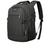 Mochila de negocios para hombre, morral ligero e impermeable de 15,6 pulgadas con carga USB para ordenador portátil de viaje, bo