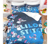 Stitch Pink Angle  Love Child Duvet Cover Set HD Comforter Cover Bedclothes for Kids Bedding Sets Bedroom Decor