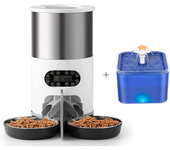 Smart Automatic Dog Cat Feeder 4.5 Liters Dry Food Dispenser Plus 2L Water Feeder Suitable For Small And Medium Pet Smart Feeder
